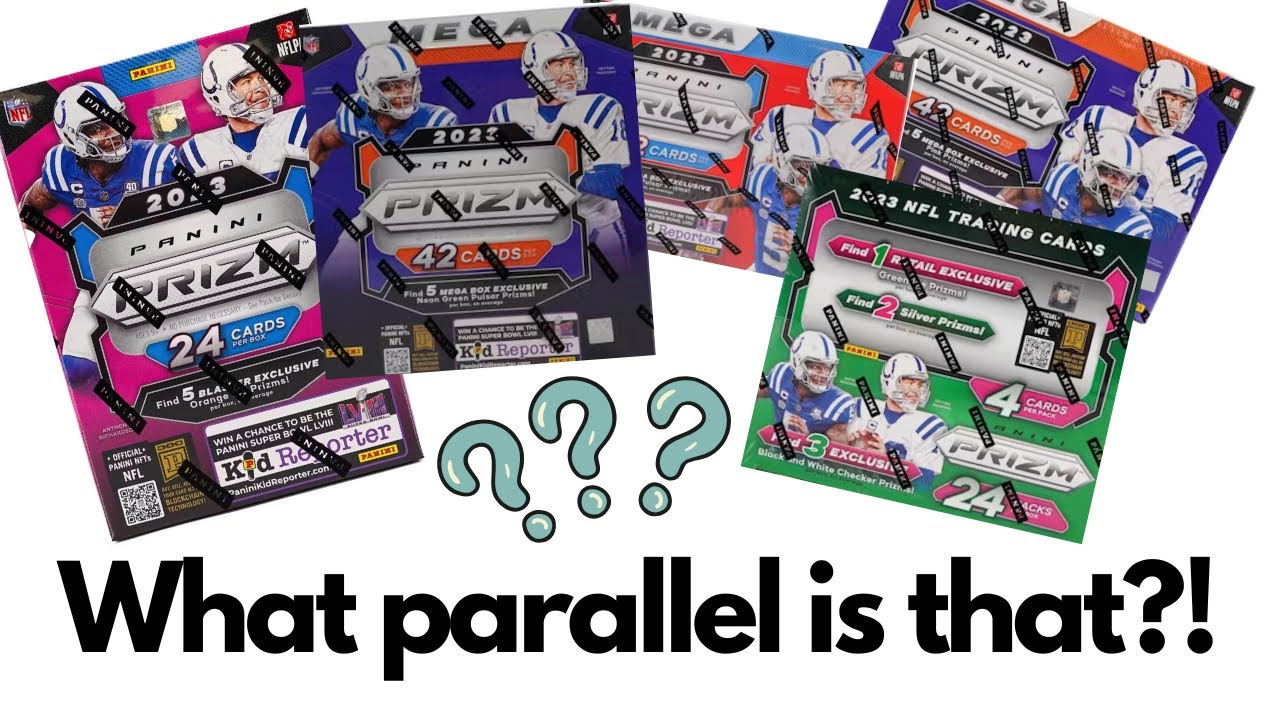 Panini Prizm Color Parallel Guide for Football Cards