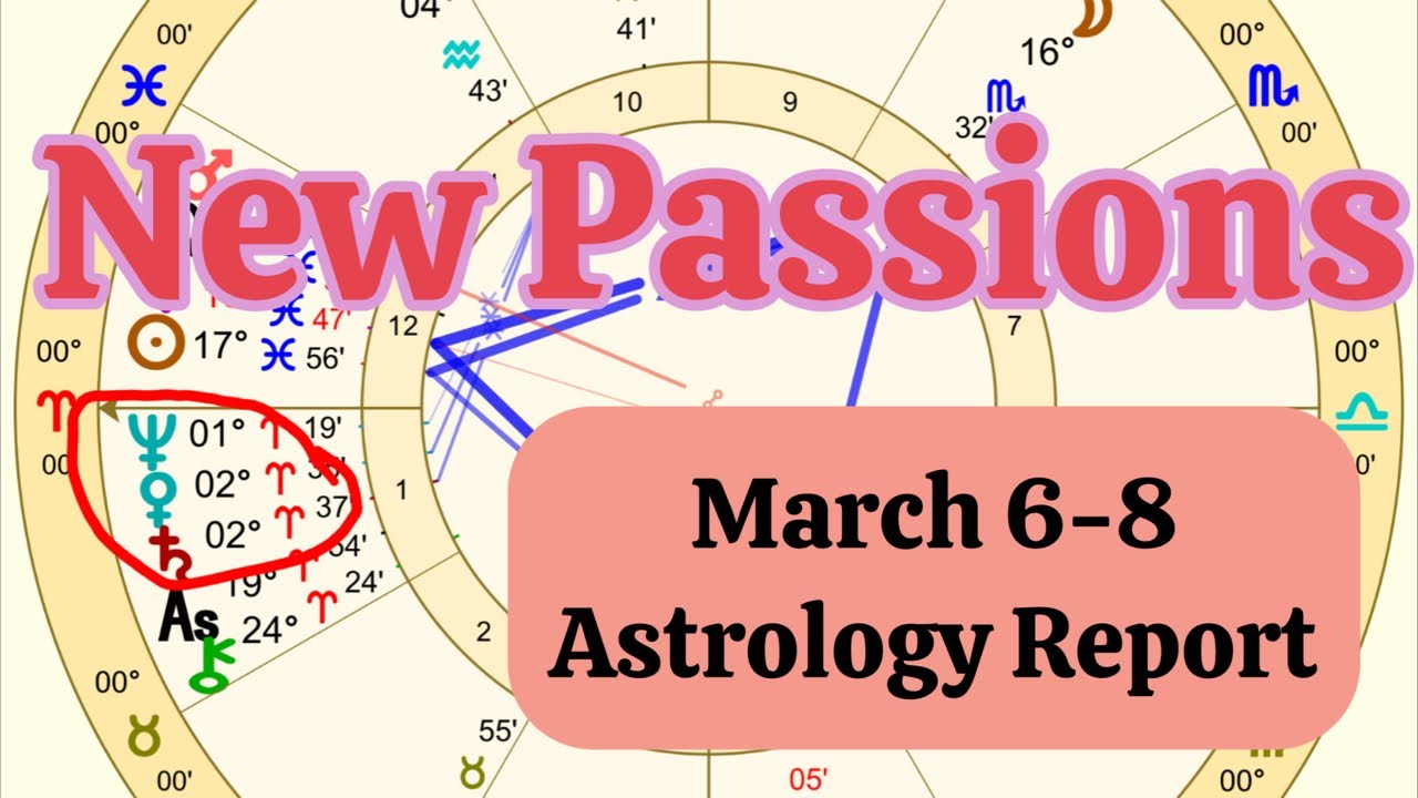 March 6-8 2026 Astrology Report - Venus Conjunct Neptune Saturn