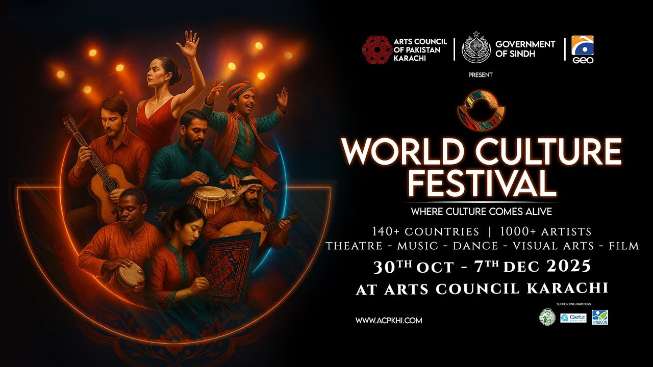 2nd World Culture Festival Karachi 2025 | Arts Council of Pakistan, Karachi