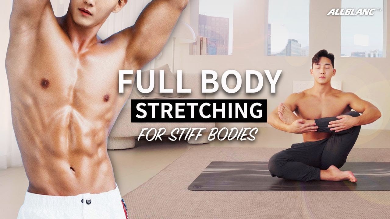 10 Min Full Body Daily Stretch - tight muscles & flexibility at Home l 온 몸을 구석구석 풀어주는 10분 전신 스트레칭