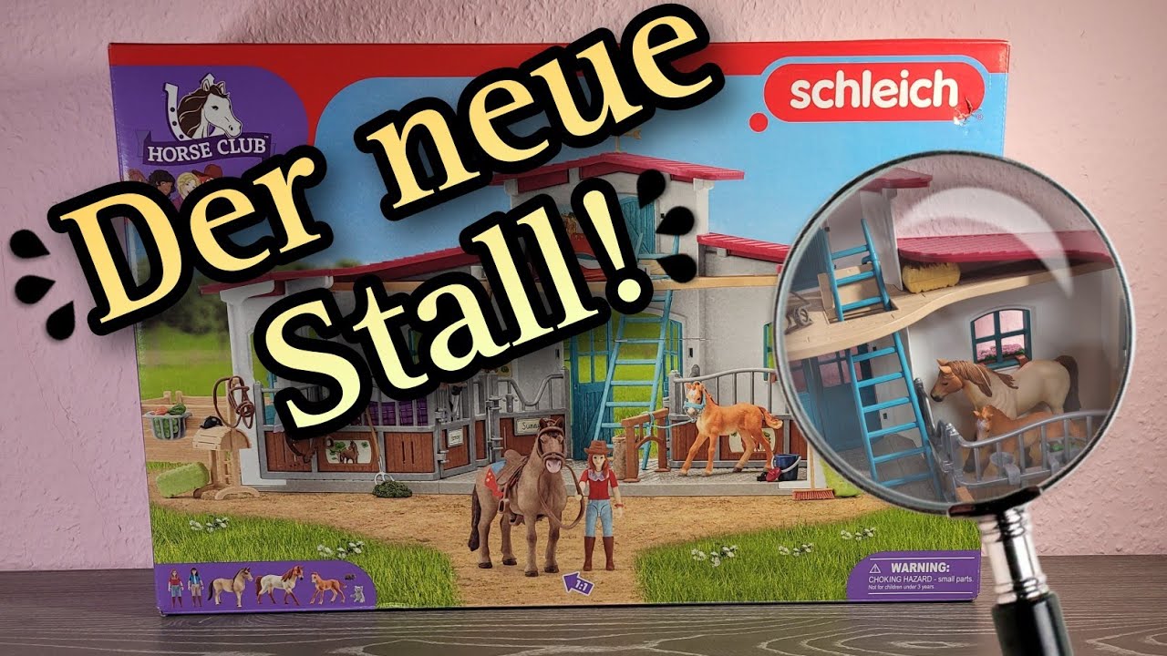 Der NEUE Schleich Stall 💕🐴 Auspacken & Aufbauen ✌🏻
