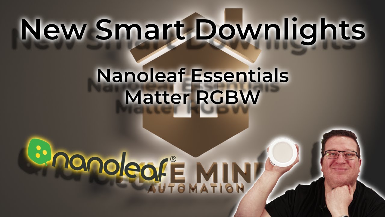 My New Matter Downlights - Nanoleaf Essentials Matter Smart RGBCWW Downlights - Unboxing, Pairing an