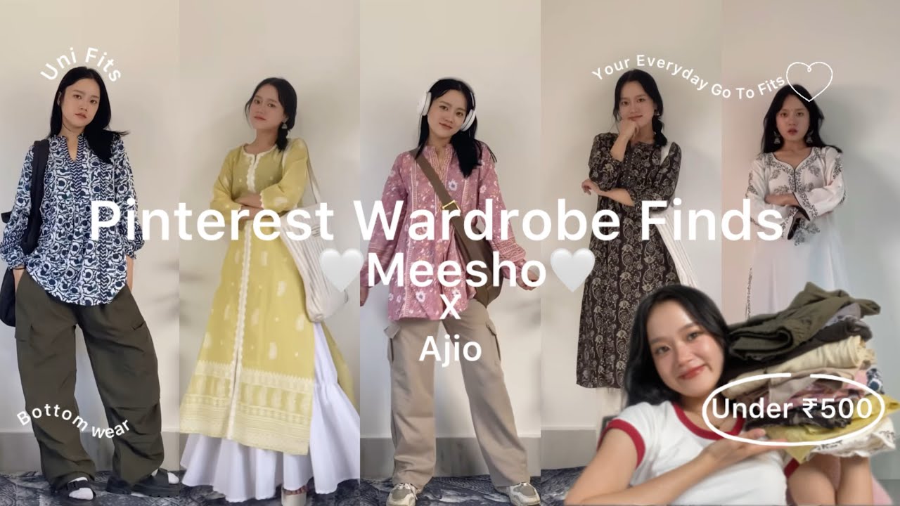 Meesho Finds // College/Uni Fits // Pinterest Indian Wear (Under ₹500 Only!!)💗✨