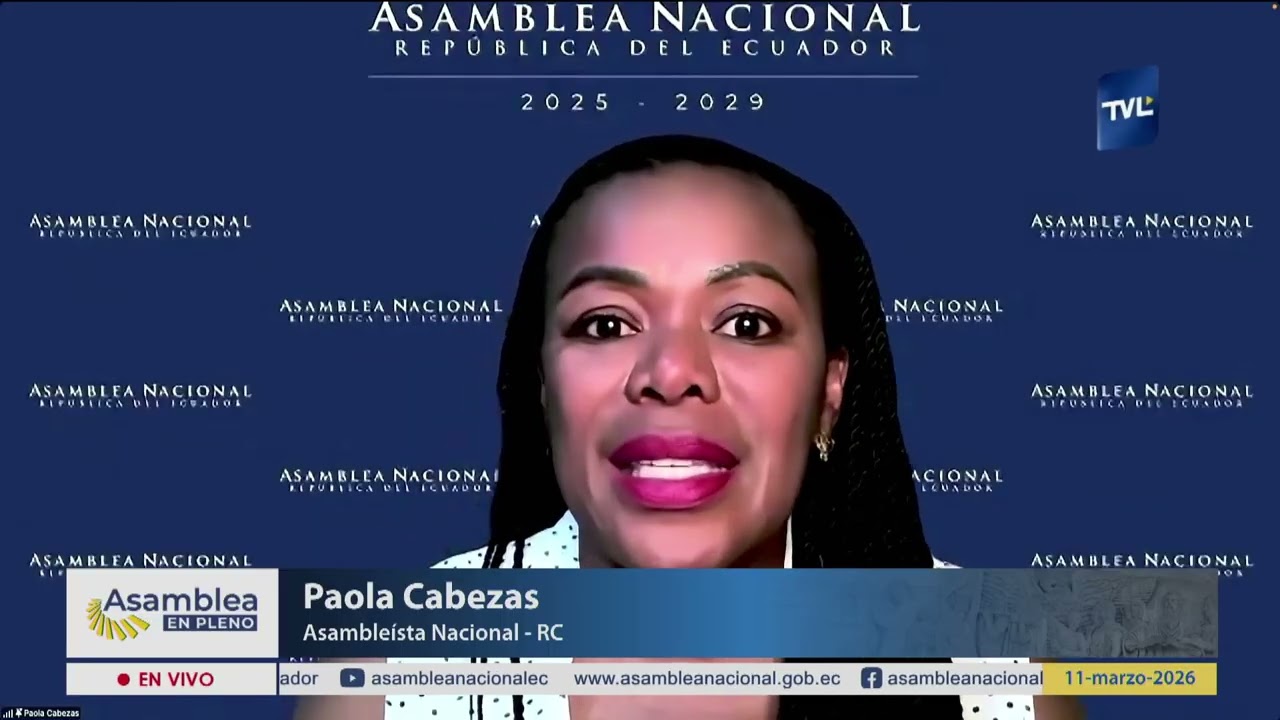 Asambleísta Paola Cabezas - Sesión 064