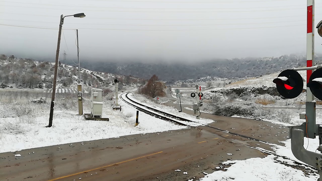 Τραίνο Φλώρινα 18/12/2017 Κλειδί Φλώρινας.Θεσσαλονίκη-Φλώρινα.TrainOSE Greece