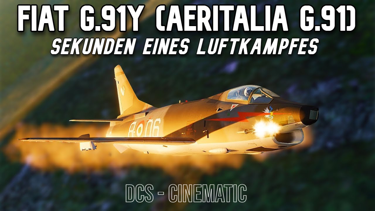 Sekunden eines Luftkampfes - Fiat G.91Y (Aeritalia G.91) | Cinematic Momente | DCS World [4K]