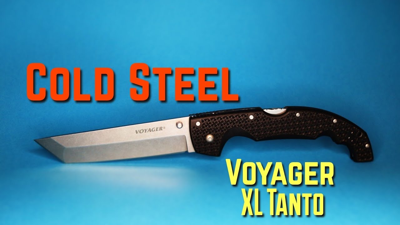 Карманный нож Cold Steel Voyager XL Tanto с индивидуальными накладками из фанеры!!! PT.1 #coldste...