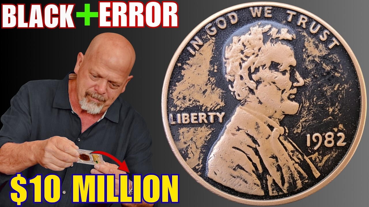THIS 1982 BLACK ERROR PENNY WORTH MILLION OF DOLLAR ! ERROR COINS WORTH BIG MONEY