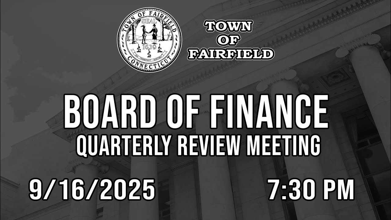 Board of Finance (Quarterly Review Meeting) - 9/16/2025