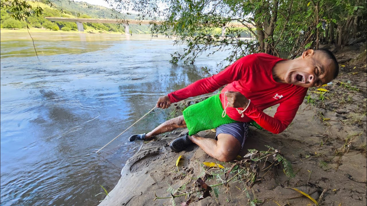 Esto pesca Don jose río lempa