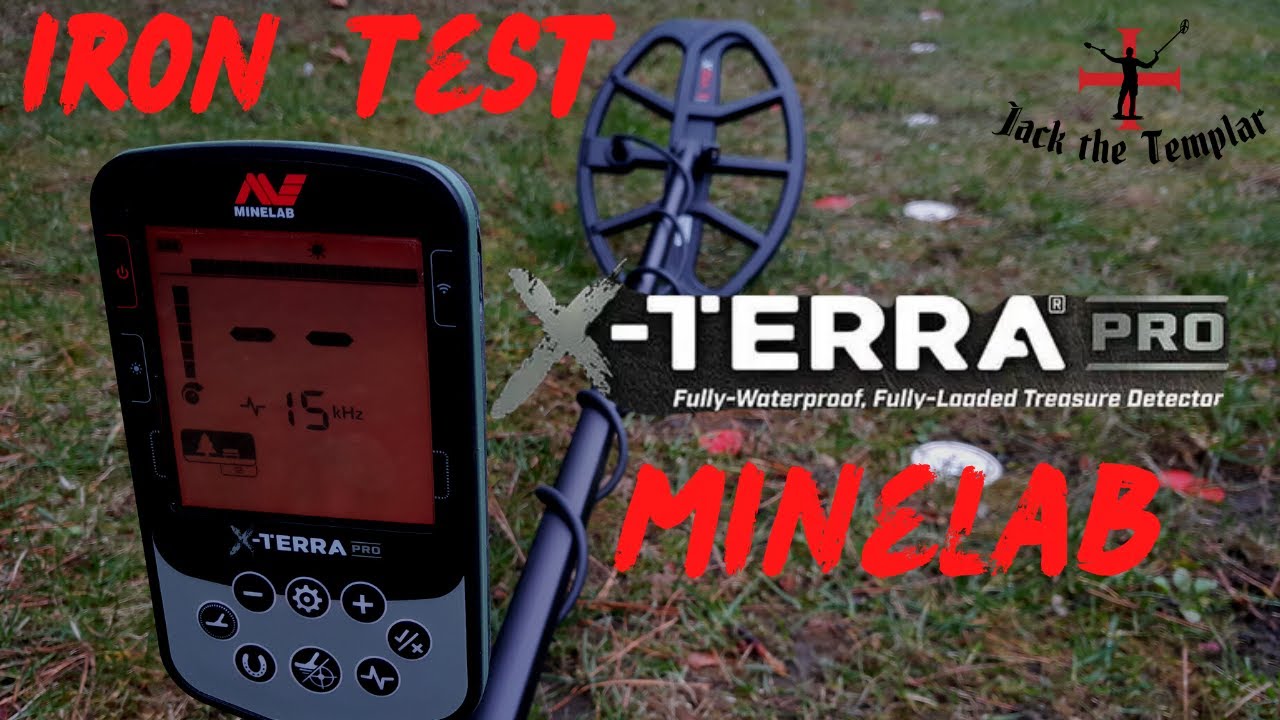 MINELAB X-TERRA PRO - iron test