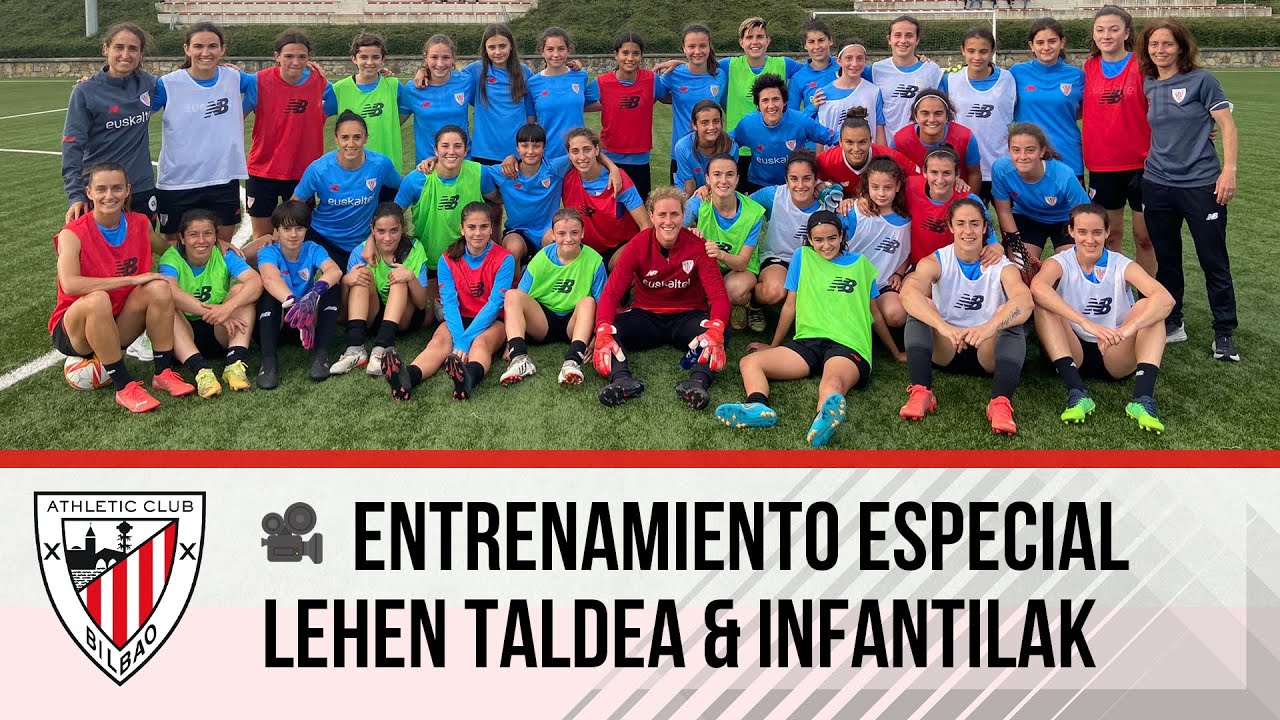 Entrenamiento especial con las infantiles I Lan saio berezia