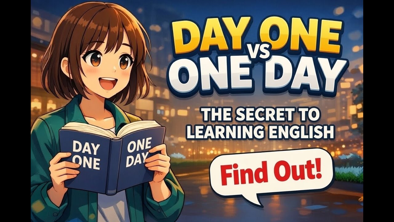 DAY ONE VS ONE DAY – THE SECRET TO LEARNING ENGLIS| learn english with tony