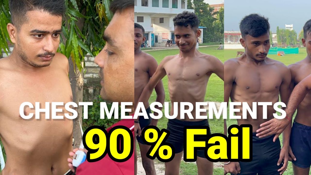 90% Fail Chest Measurement | Chest Measurements | 5Cm कैसे फुलाए | चेस्ट कम है Tips In Hindi -JD Sir