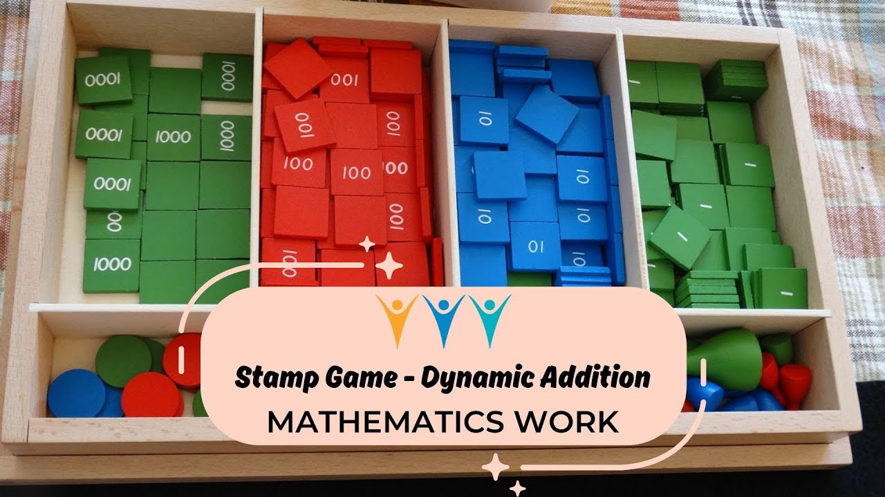 Stamp Game – Dynamic Addition | Montessori Maths Material Explained