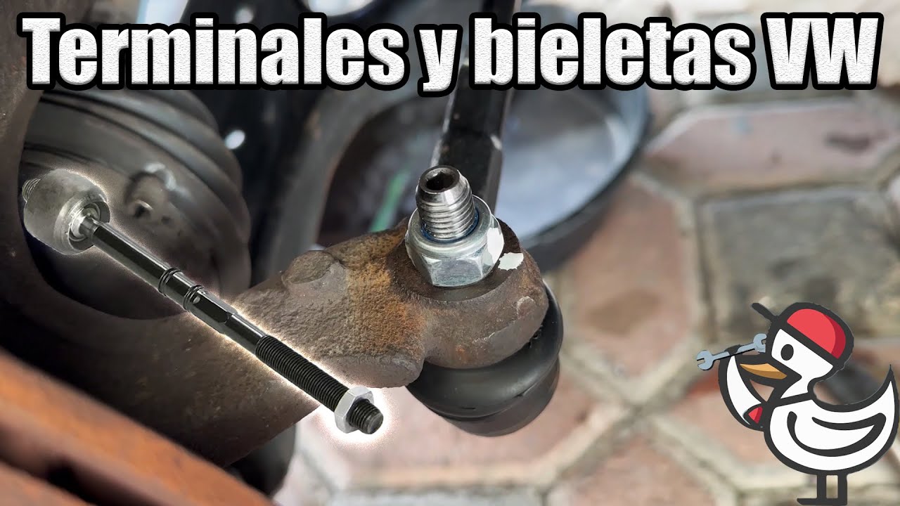 ¿Cómo cambiar terminales y bieletas de dirección?