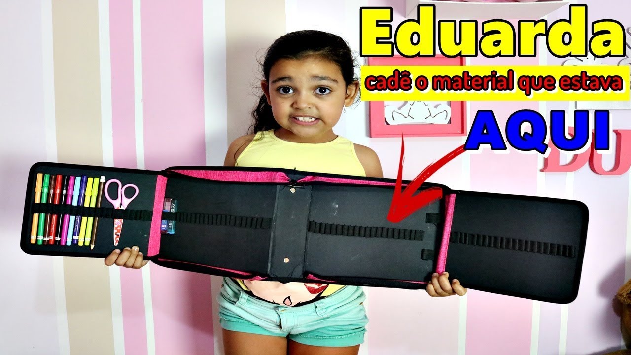 O QUE SOBROU DO MEU MATERIAL ESCOLAR 2017 - EDUARDA FERRAO