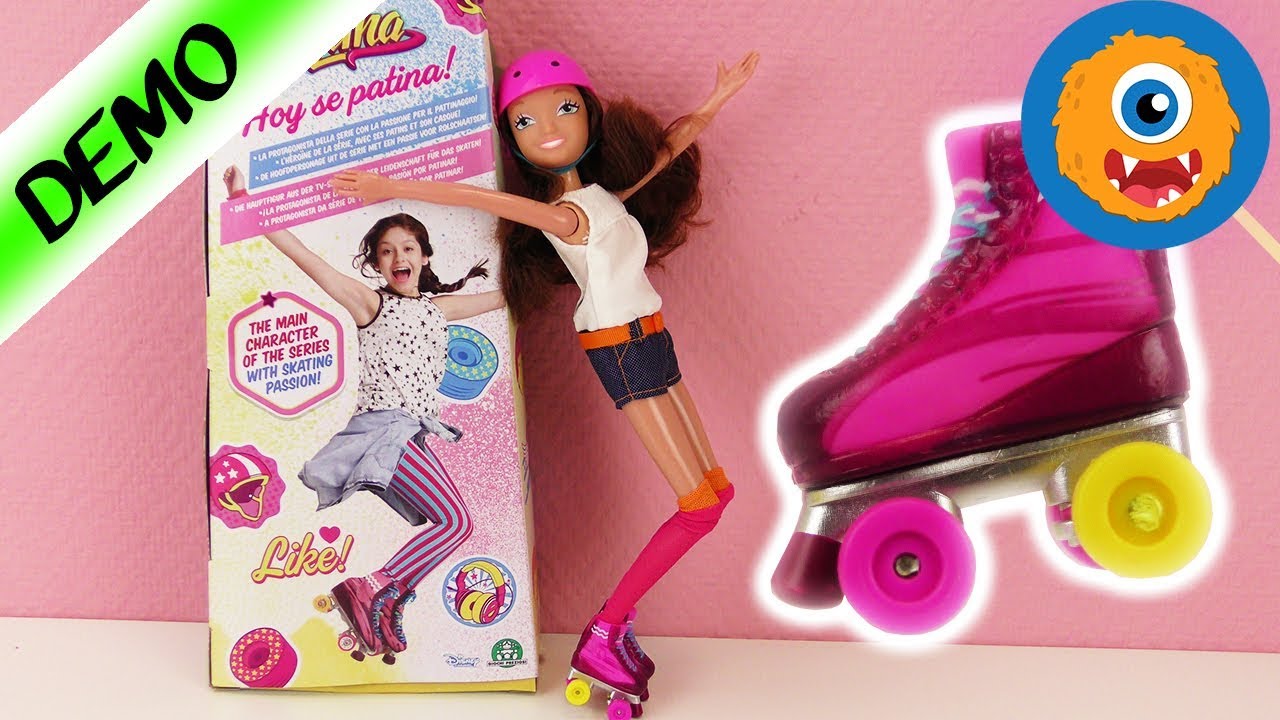 SOY LUNA - Doll Unboxing - Skates and Helmet for Cool Barbie Alternative - Play With Me