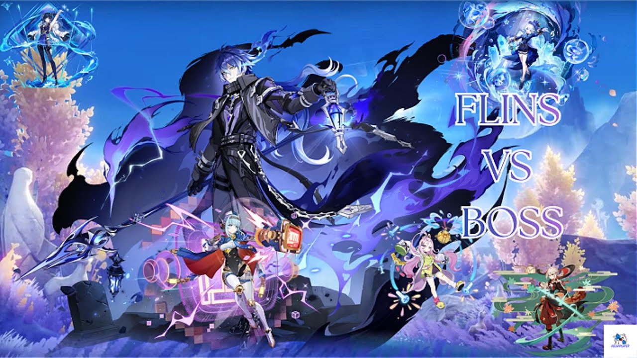 Flins Vs Boss; Genshin Impact