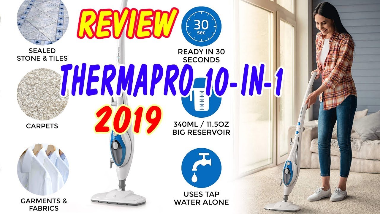 Steam Mop Cleaner ThermaPro 10 in 1 2019 review
