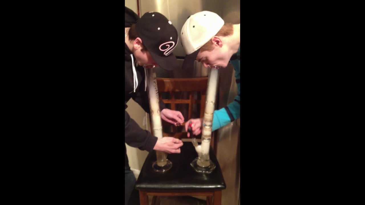 two tiny bong tokes