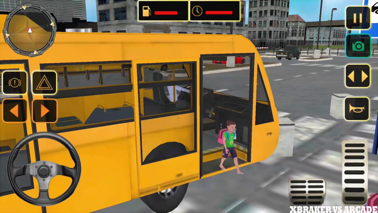 City High School Bus Driving Simulator Transport Children PRO | MY OLD SCHOOL BUS - Gameplay HD