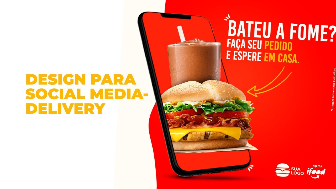CRIANDO DESIGN PROFISSIONAL PARA SOCIAL MEDIA NO PHOTOSHOP (DELIVERY PARA RESTAURANTE)