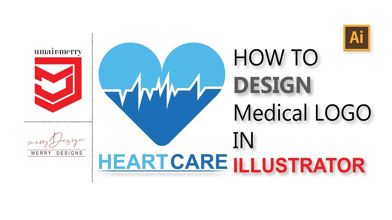 how to design medical logo in illustrator