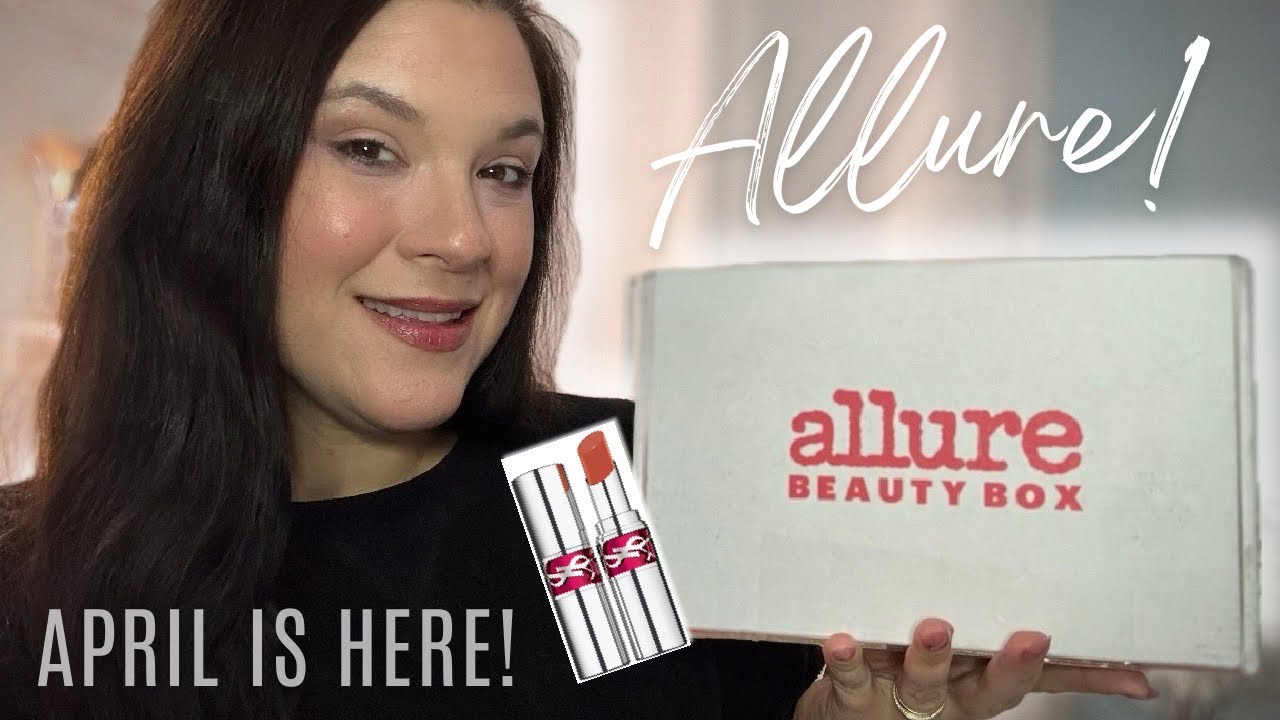 APRIL 2025 ALLURE BEAUTY BOX IS HERE! Unboxing & Swatches! The YSL lippie! 😍