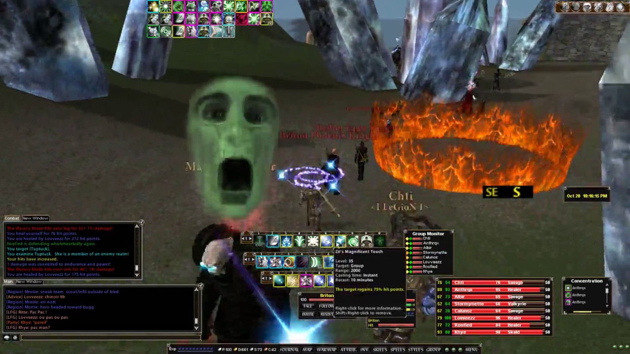 DAOC - Anhtrqx Zerg Killer Healer PAC POV