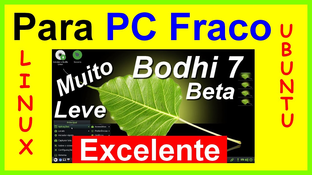 Bodhi Linux 7 Iso mais Recente da vers&atilde;o Beta. Interface Lind&iacute;ssima. Para PCs Novos e Antigos.