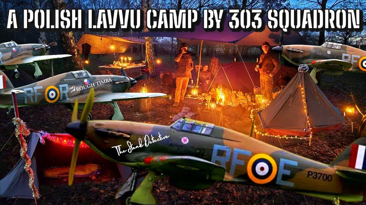 A POLISH LAVVU CAMP BY 303 SQUADRON