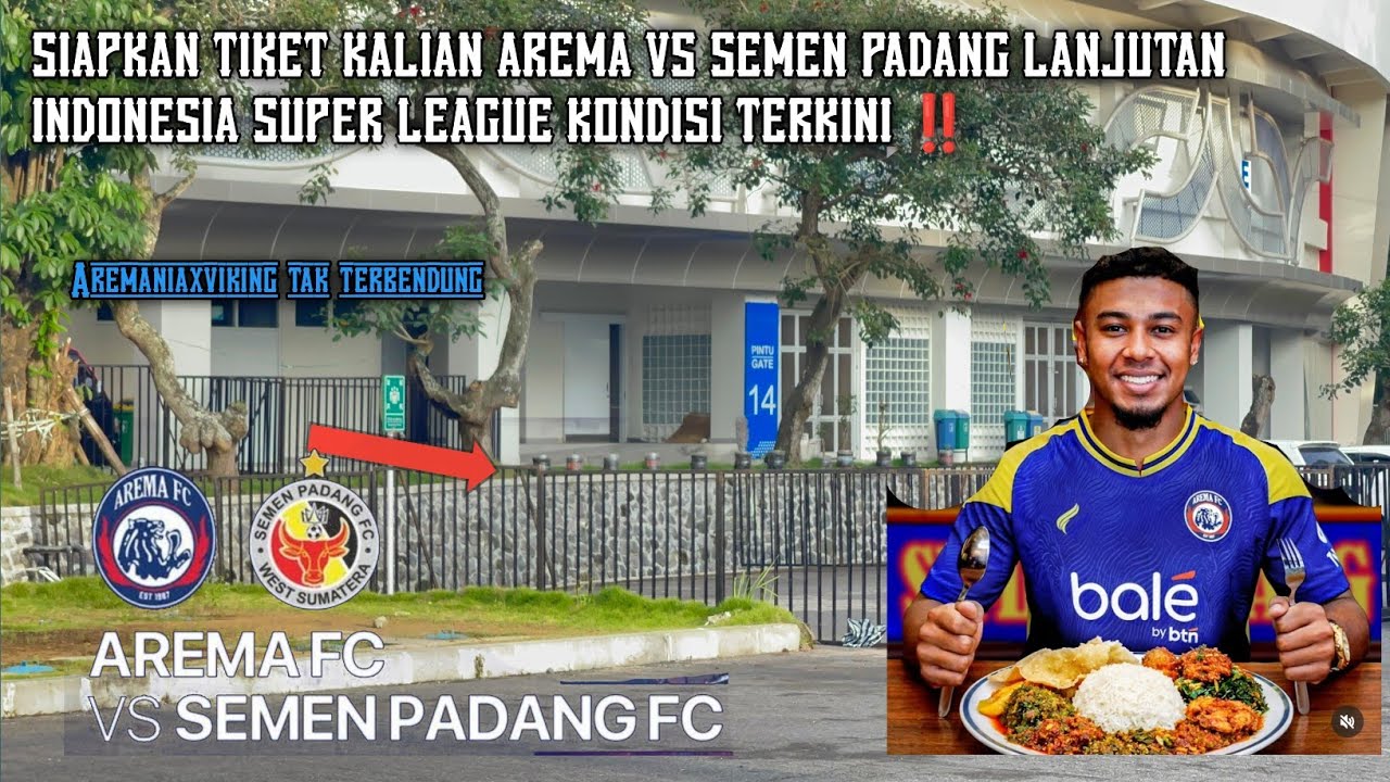 SIAPKAN TIKET KALIAN 🦁 KONDISI TERKINI STADION KANJURUHAN JELANG LAGA AREMA VS SEMEN PADANG