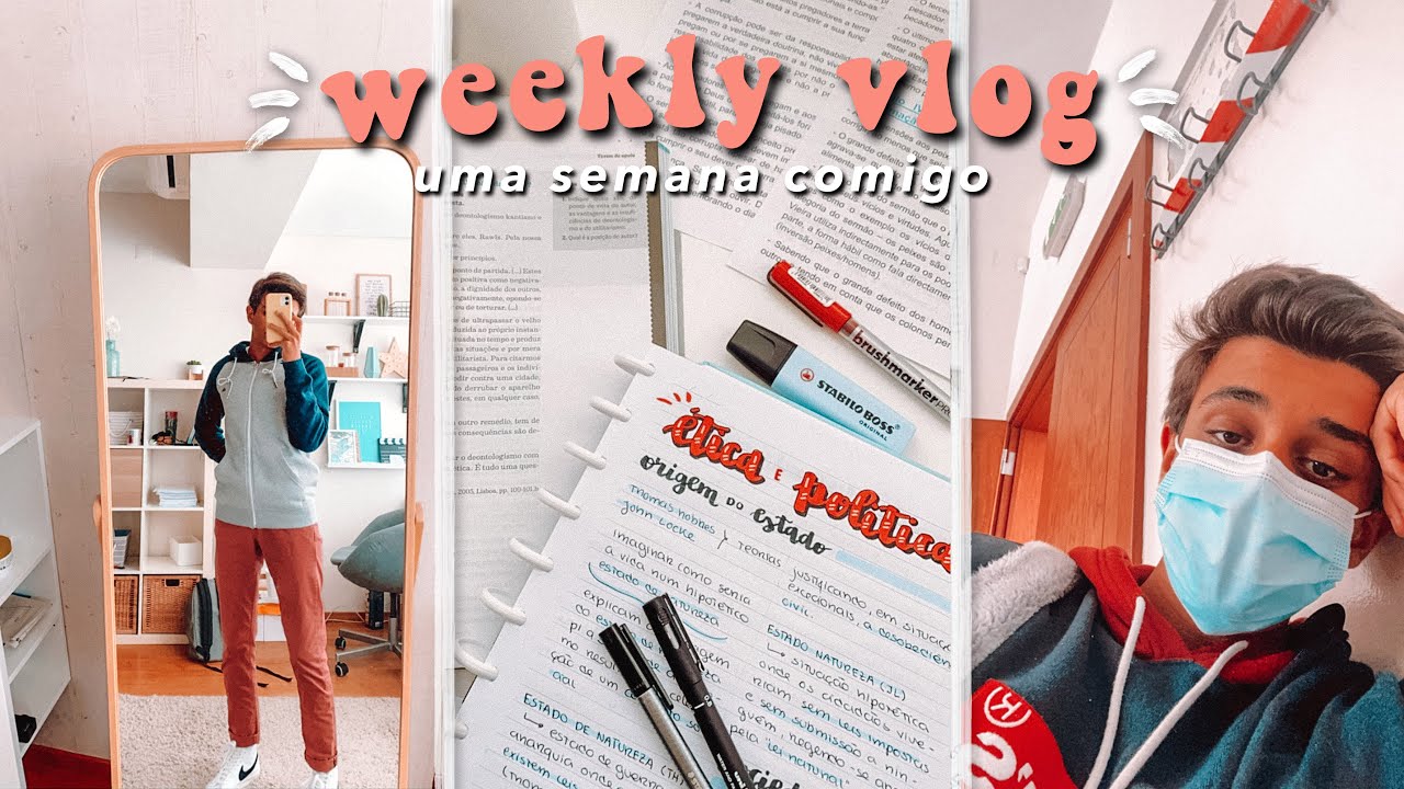 VLOG // UMA SEMANA DE AULAS COMIGO | TiagoJLeitão
