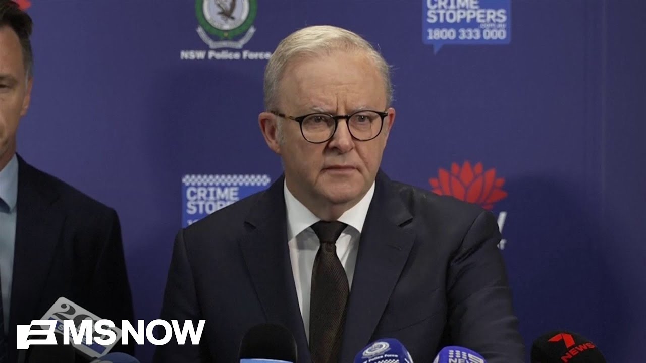 &lsquo;Act of pure evil&rsquo;: Australian Prime Minister addresses attack on Jewish event on Bondi Beach