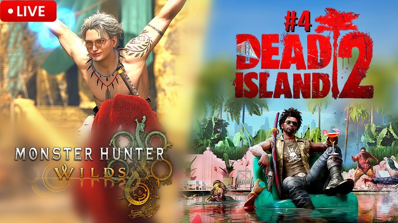 刷素材！刷礦石！【魔物獵人 荒野】/ 晚點繼續【Dead Island 2 / 死亡之島2】#4 - CHIYIU