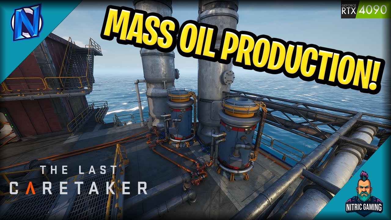 Unlimited Fuel!! Oil Rig Build | The Last Caretaker Ep 10
