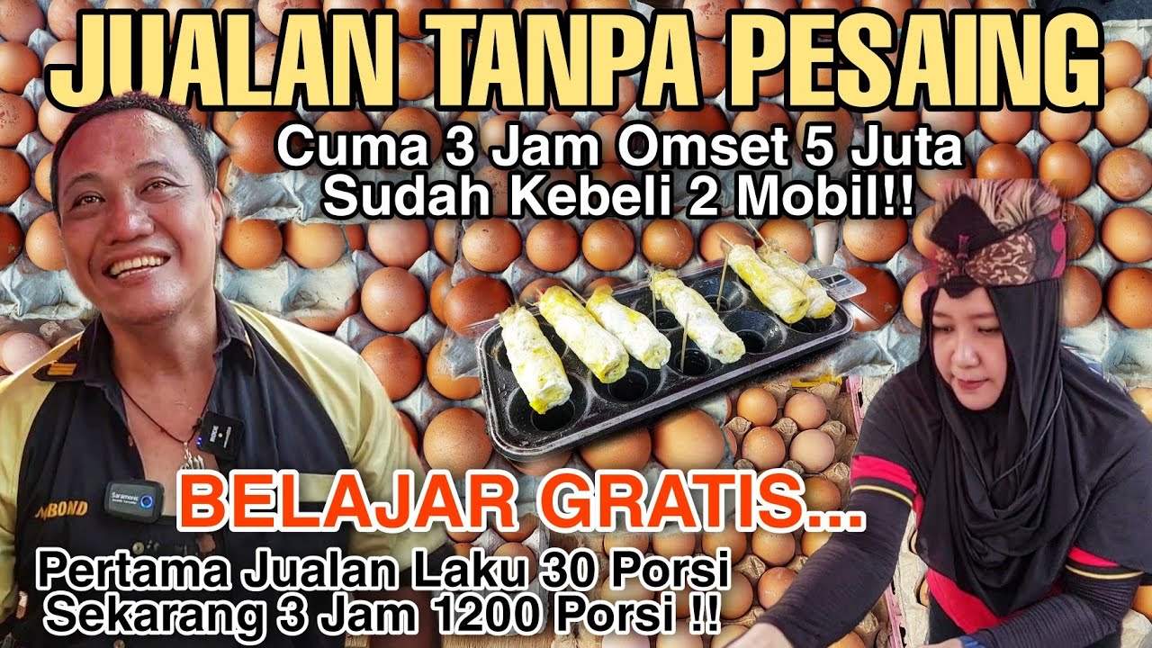 DULU DI CIBIR SEKARANG VIRAL!! Modal TELUR DAN SOSIS HARGA 5000 OMSET 5 JUTA | IDE JUALAN MURAH