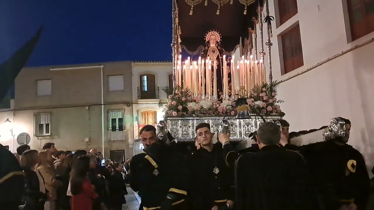 VIRGEN DE LOS DOLORES CALLEJON IGLESIA PASO NEGRO ALBOX 2025