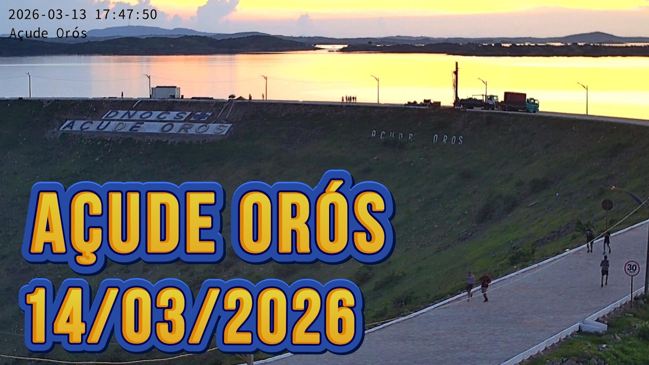SENSACIONAL AÇUDE ORÓS DADOS ATUALIZADOS HOJE 14/03/2026 - ORÓS CEARÁ