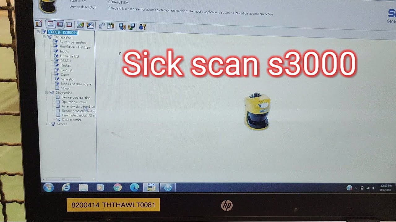 Sick scan s3000