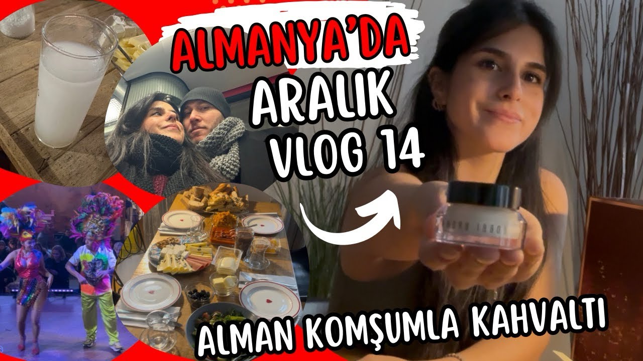 Alman Komşularla Kahvaltı, Christmas Markt & Rakı Keyfi | Aralık Vlog 14 #aralog #almanyadayaşam 