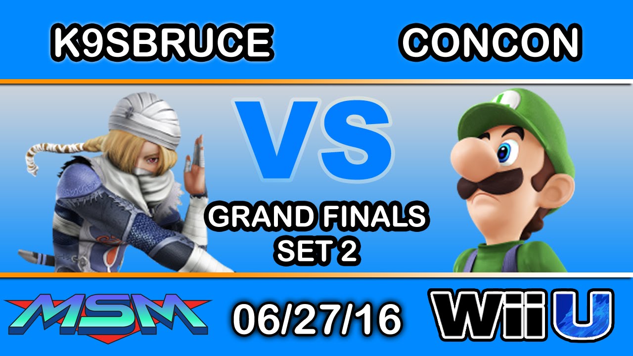 MSM 56 - NIPS | K9sBruce (Sheik) Vs. SS | Mr. ConCon (Luigi) Grand Finals Set 2