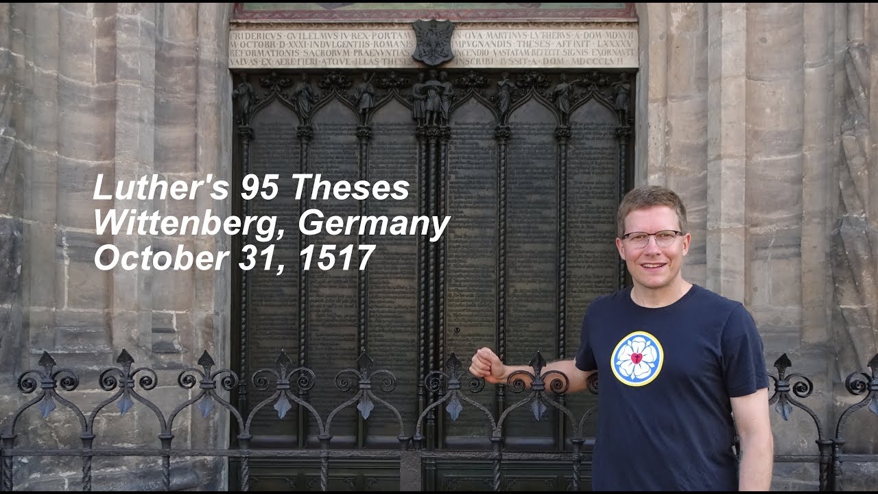 Thesesdoor at the Castle Church in Wittenberg