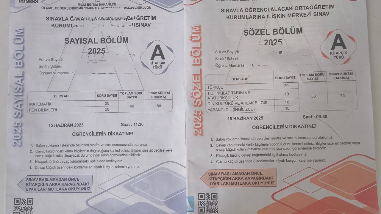 LGS 2025 SONUCUM 😰 | KİTAPÇIK İNCELEMESİ