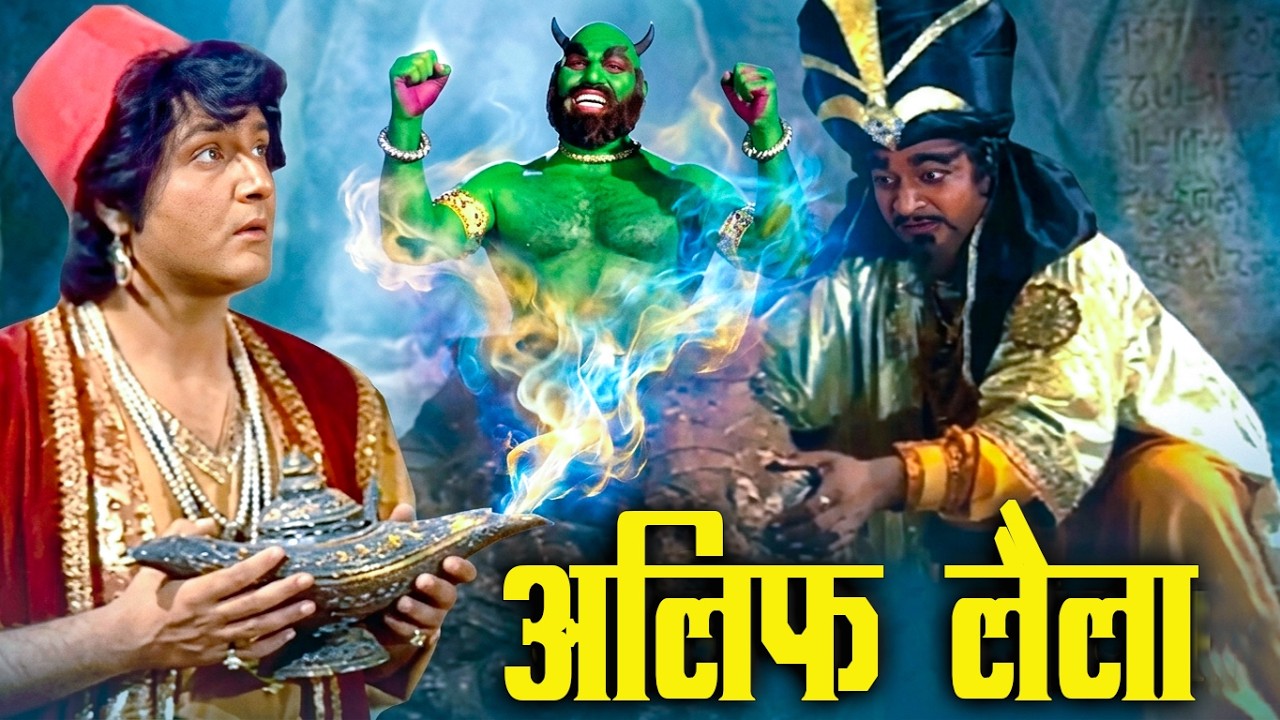 अलादीन जादूगर चाचा से कैसे जादुई चिराग को बचायेगा | Aladin Ka Chirag @Retro Reel Cinema