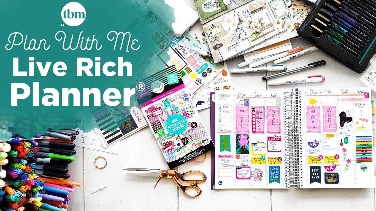 Планируйте вместе со мной + Live Rich Planner | Еженедельный обзор