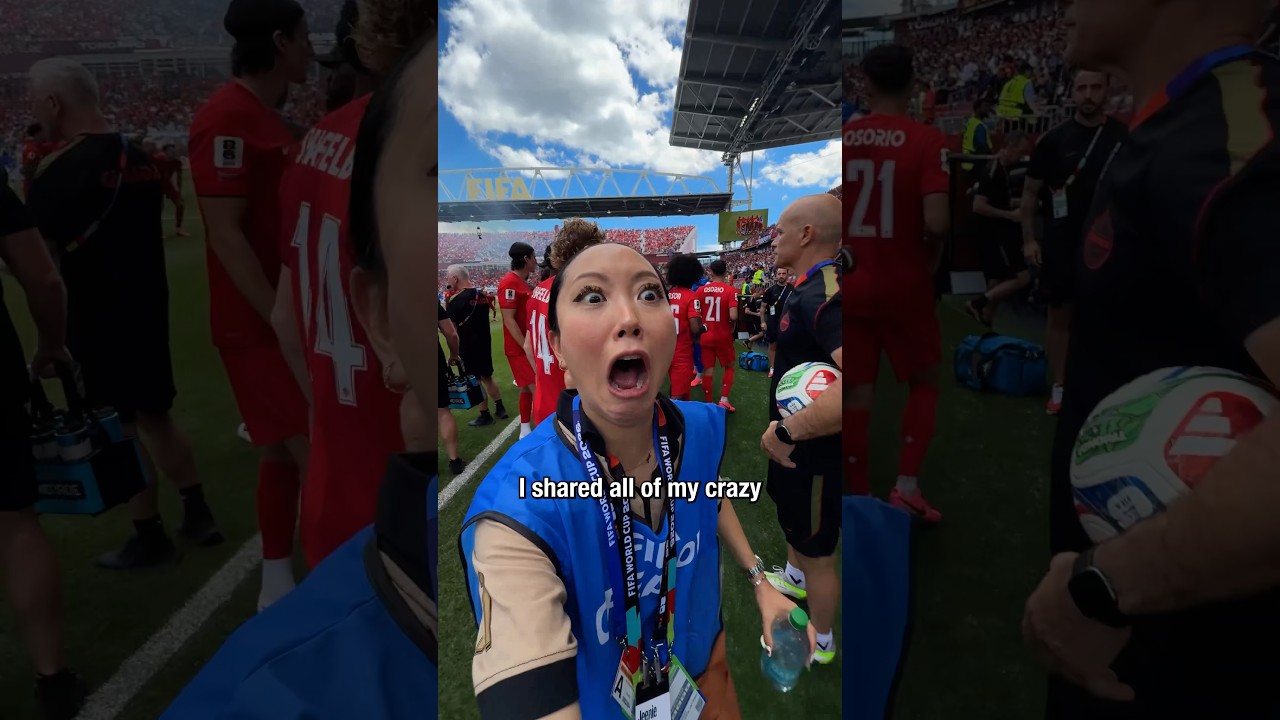 I did NOT expect this at the FIFA World Cup 😱⚽️ #AD #fifaworldcup #fifa