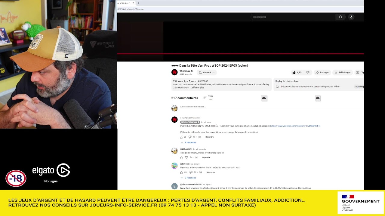 React DLTDP Mateos E1/2/3 ! 🔞Sponsoris&eacute; par Winamax