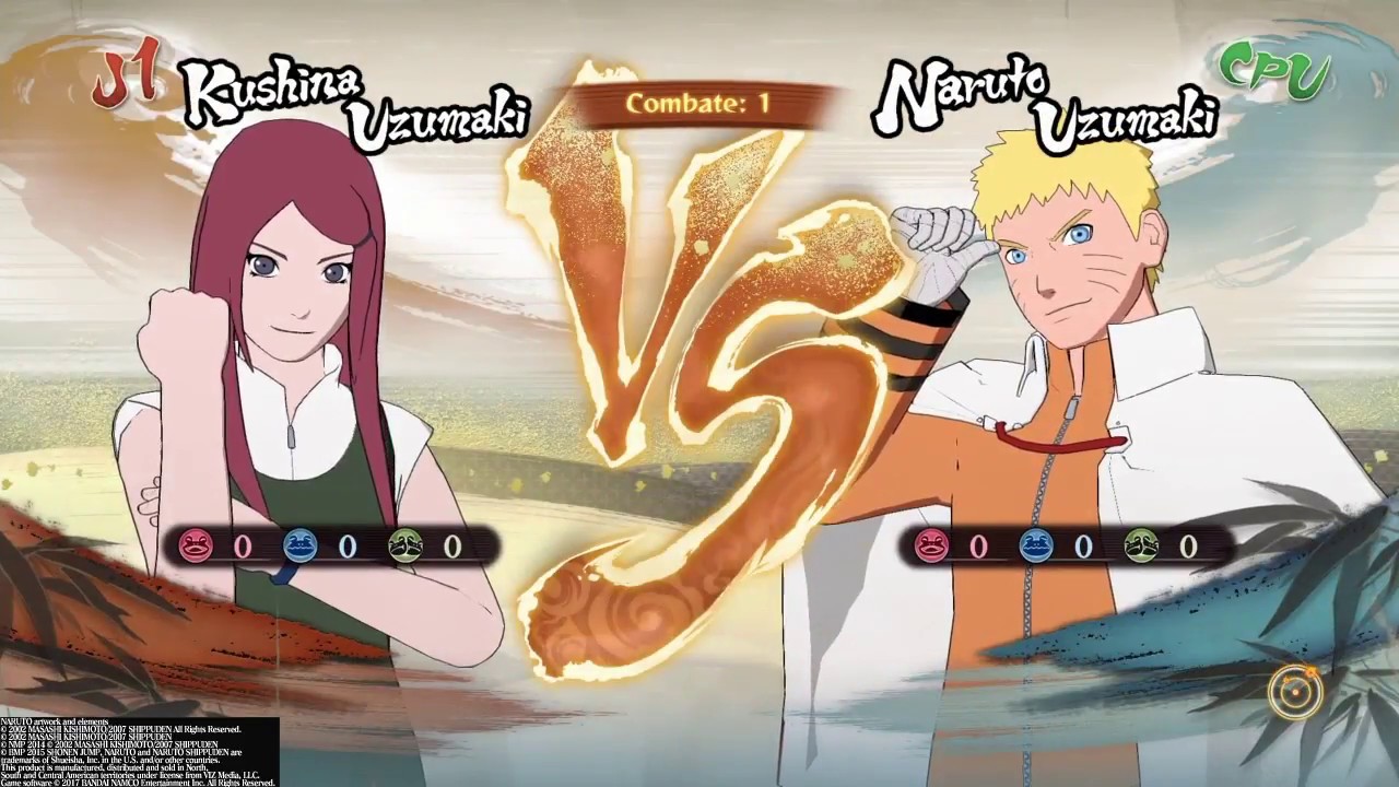 Naruto Shippuden Ultimate Ninja Storm 4 |KUSHINA vs NARUTO| Gameplay PS4